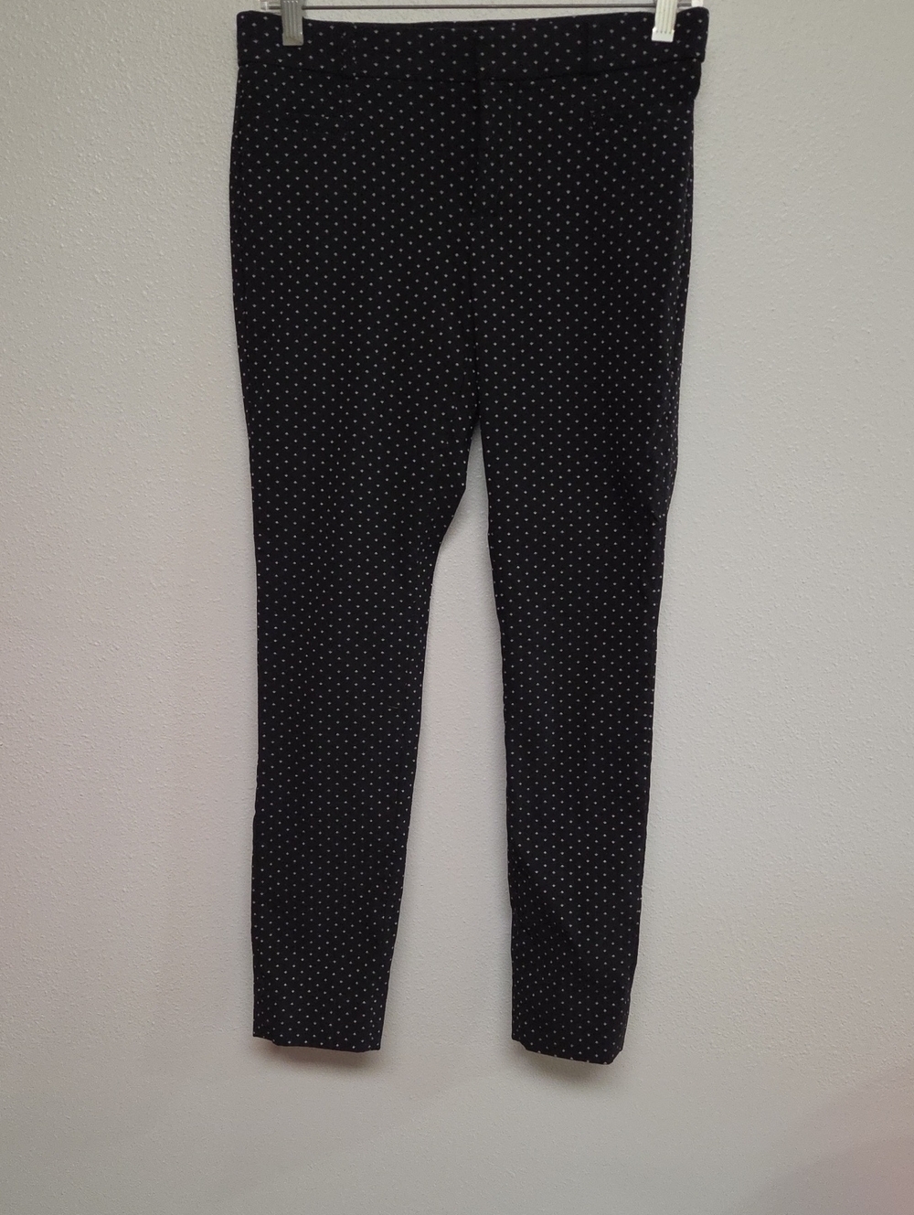 Banana Republic Black and White Striped Sloan Skirt